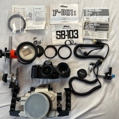 NikonF801+Nexus 水中ハウジング+ストロボ　セット