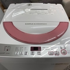 I600 ☆ SHARP 洗濯機 （6.0㎏） ⭐動作確認済⭐クリーニング済