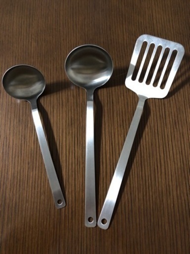 無印良品　ステンレスキッチンツール3点セット