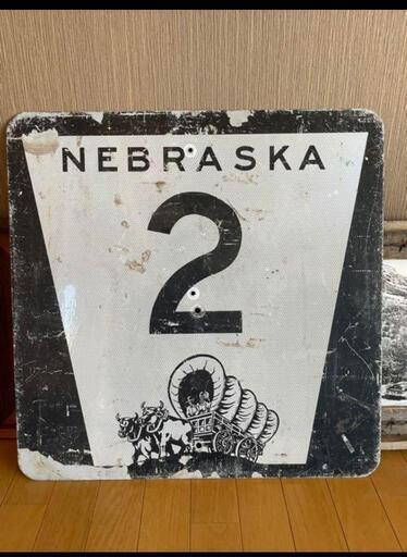 Vintage NEBRASKA Sign USA ビンテージ　看板