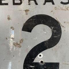 Vintage NEBRASKA Sign USA ビンテージ　看板