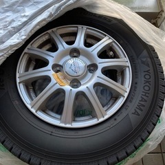 美品YOKOHAMAタイヤ　スタッドレス＆アルミホイール　×4本　軽自動車