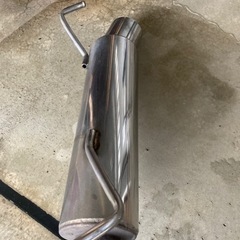 jb23ジムニーマフラー　斜め出し