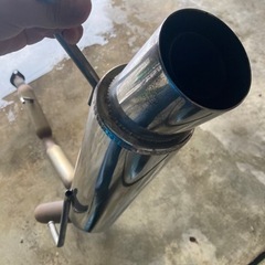 jb23ジムニーマフラー　斜め出し