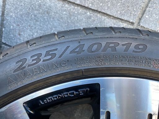 タイヤ、ホイール 19インチ AMEモデラート ホイール＋夏タイヤセット