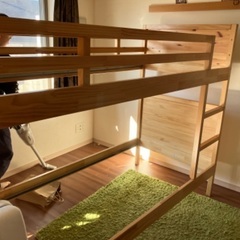 IKEA 2段ベッド　NORDDAL (引取期限12/26)
