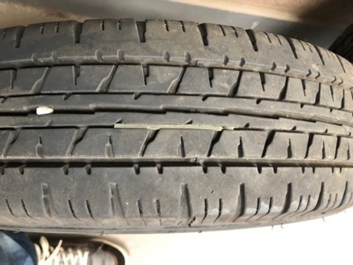 バモス車検対応アルミホイールタイヤセット
