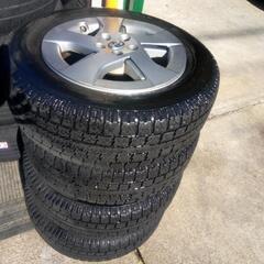 プリウス 15インチ スタッドレス4本ホイール