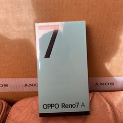 【ネット決済・配送可】OPPO RENO7 最新　SIMフリー　未開封