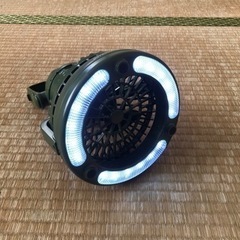 LED照明付コンパクト扇風機（受渡し予定の方決まりました）