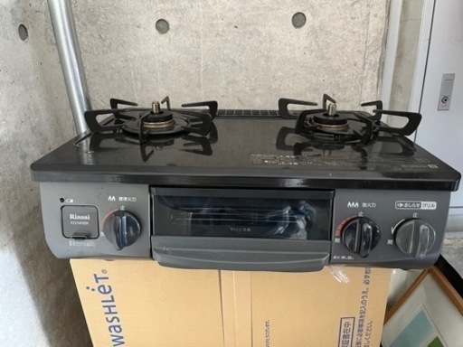 美品 ガスコンロ プロパンガス