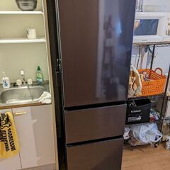 【2021年製】日立3ドア冷蔵庫r-v32nv　ブリリアントブラック