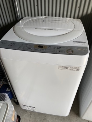 2019年製✩SHARP全自動電気洗濯機6.0kg(ﾟ∀ﾟ)