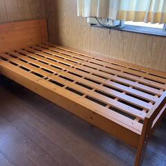 シングル ベッド 木製