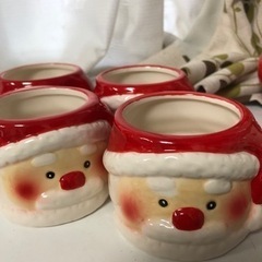 クリスマス サンタ デザートカップ 8個セット