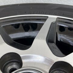 スタッドレスタイヤ＆アルミホイール　4本セット　アイスガード６　155/65R14