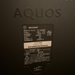 AQUOS テレビ　40インチ　