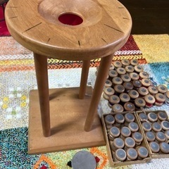 組紐台　組み玉　おもり