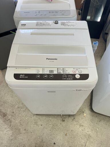 【A-366】Panasonic 洗濯機 NA-F50B9C 2016年製 中古 激安 一人暮らし 通電確認済