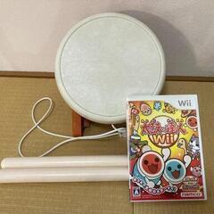 【値下げ】Wiiソフト／太鼓の達人Wii 太鼓とバチ　セット