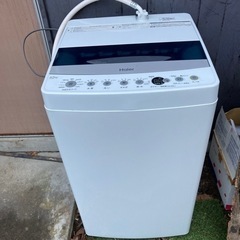 洗濯機　2019年式　ハイアール　4.5キロ