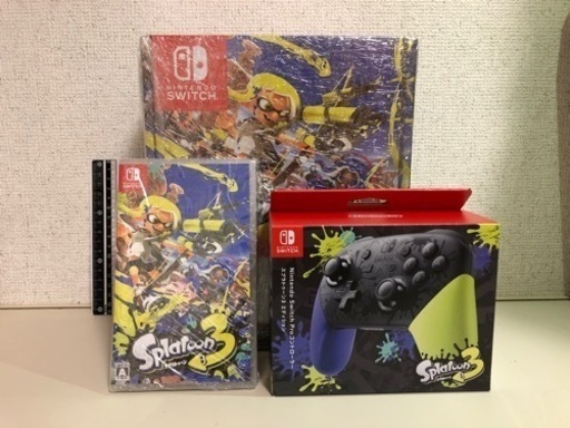 新品未開封 SWITCH PROコントローラー スプラトゥーン2ディション