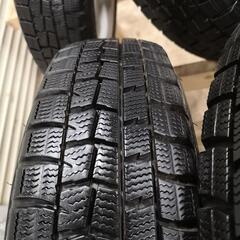 155/65r14　4穴 PCD100 スタッドレスタイヤ　ダンロップ　ウィンターマックス　庫内保管