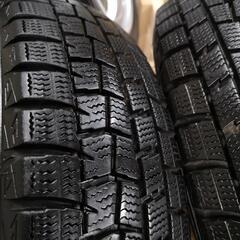 155/65r14　4穴 PCD100 スタッドレスタイヤ　ダンロップ　ウィンターマックス　庫内保管