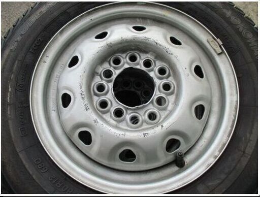 終了【来店取替】バリ山 135/80R12 軽自動車用 スタッドレス