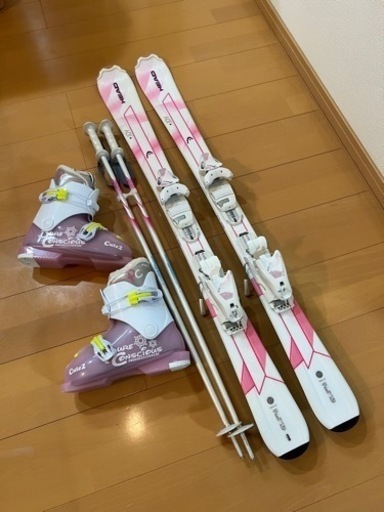 キッズスキー一式 子供(キッズ)スキー一式 板117cm 靴22cm