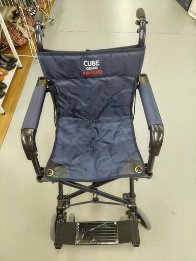 J085☆折りたたみ車いす☆SATSUKI☆CUBE GRAND