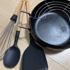 ニトリ　揚げ物鍋　調理器具セット