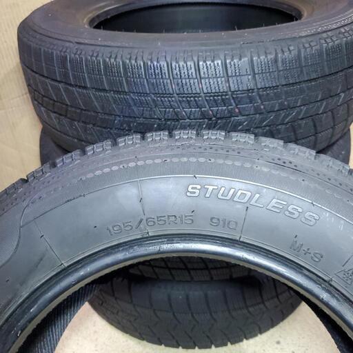 ◇◇SOLD OUT！◇◇ 工賃込み☆激安バリ山スタッドレス195/65R15 