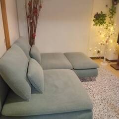 SÖDERHAMN ソーデルハムン　2人掛けソファ, 寝椅子付き