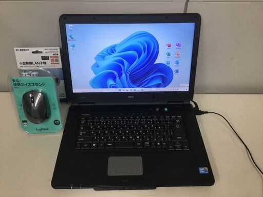 ★12/29までお取り置きクリスマスセール【最新win11】 ノートパソコン「NEC」  最新office2021付属 管理No1