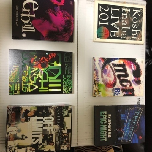 【B'z】\u0026【 稲葉浩志ソロ】 LIVE DVD！ CDアルバムシングル他VHSなどおまけあり