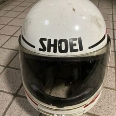 中古　SHOEI　フルフェイス　ヘルメット　白　５９－６０サイズ...