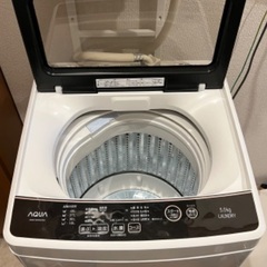 洗濯機 5kg 2018年製 AQUA
