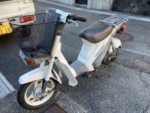 【スズキ　モレ】50cc リヤタイヤ新品❗️2ストエンジン、絶好調❗️若林自転車　浜大津店　SALE中❗️ スズキ モレ】50cc リヤタイヤ新品❗️2ストエンジン、絶好調❗️若林