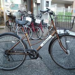 中古自転車2357 ルノー 26インチ 6段ギヤ LEDオートライト 肉厚