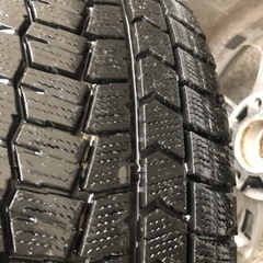 冬用タイヤ 225 55/17 ダンロップ 8部山 BMW17インチホイール付