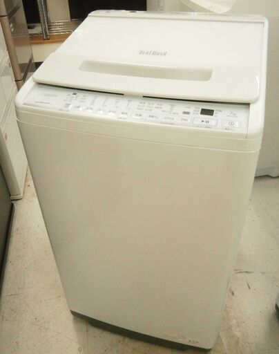 HITACHI 全自動洗濯機 ステンレス槽 7.0kg 2021年製 BW-V70G形