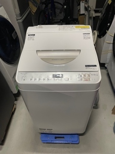 値下げ！！　SHARP 5.5kg　乾燥機能付き洗濯機　ES-TX5B-N 2018年製