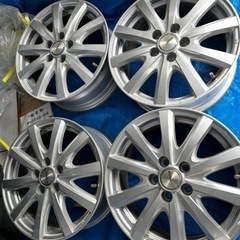 15インチ 中古アルミホイール weds製 4本 プリウス ウィッシュ他