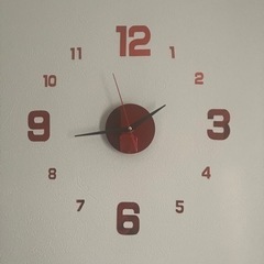 壁に貼り付ける時計