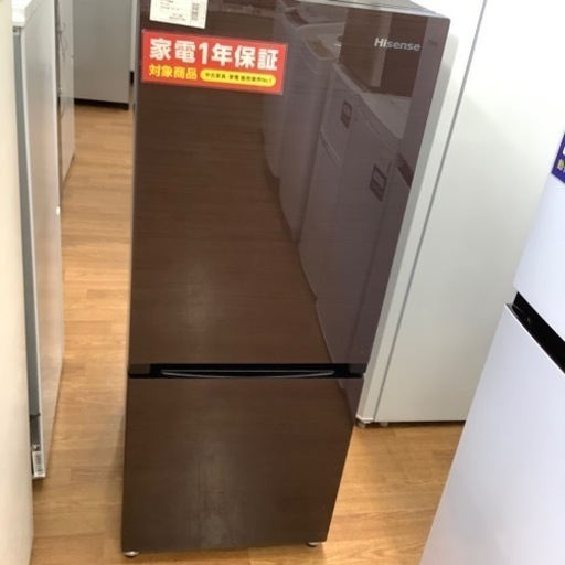 安心の1年保証付き！Hisense 2ドア冷蔵庫売ります！