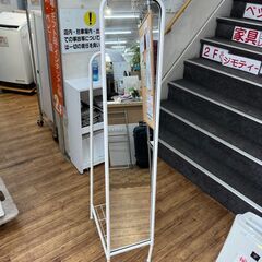 収納付き姿見 全身ミラー コンパクト収納 店舗販売 南区花畑