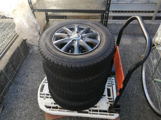 軽トラック用 アルミ付スタッドレス台車おまけ付き（お引取り決定 ...