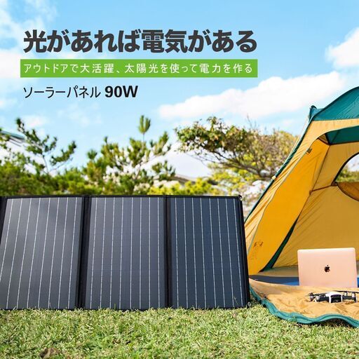 ①【年末セール】新品　ソーラーパネル90Wh
