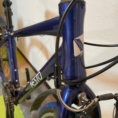 中古クロスバイク身長160-175cm NESTO Vacanze ブルー